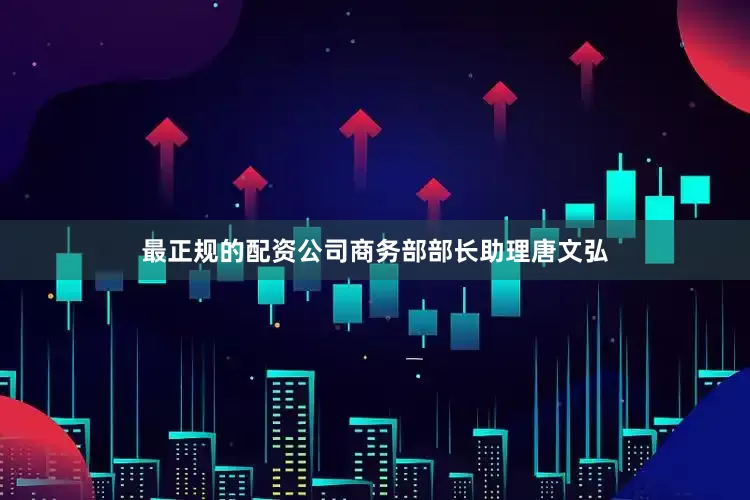 最正规的配资公司商务部部长助理唐文弘